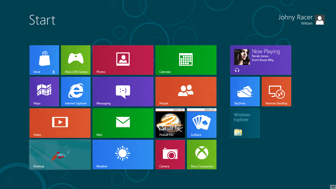 Win 8 screenshot 1